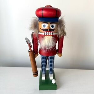 EM Merck Collection Golfer Vintage Nutcracker
